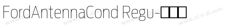 FordAntennaCond Regu字体转换
